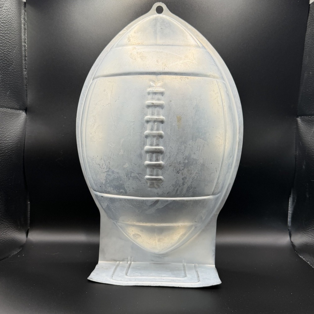Wilton Vintage 1990 Aluminum Football Cake Pan Mold #2105-6504